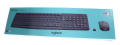 Logitech Keyboard+mouse-set Wireless - Logitech Mk235 Wireless Keyboard + Mouse Combo Grey - Nordic Layout (pan) - 920-007921